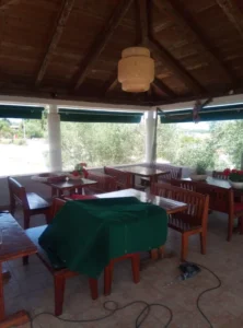 tenda ugradnja terasa od restorana